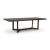 Dilenno Dark Brown Wood Extendable Dining Table | Seats 8