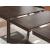 Dilenno Dark Brown Wood Extendable Dining Table | Seats 8