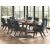 Dilenno Rectangular Extendable Dining Room Set | Dark Brown