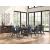 Dilenno Dark Brown Wood Extendable Dining Table | Seats 8
