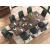 Dilenno Dark Brown Wood Extendable Dining Table | Seats 8
