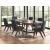 Dilenno Dark Brown Wood Extendable Dining Table | Seats 8