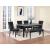 D8685 Faux Marble/Wood Rectangular Dining Table
