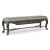 Maylee Upholstered Storage Bench | Dark Brown & Neutral
