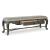 Maylee Upholstered Storage Bench | Dark Brown & Neutral
