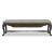 Maylee Upholstered Storage Bench | Dark Brown & Neutral