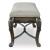 Maylee Upholstered Storage Bench | Dark Brown & Neutral