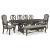 Maylee Dark Brown Wood Extendable Dining Table | Ashley