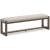Cabalynn Large Upholstered Dining Bench | Oatmeal & Brown