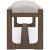 Cabalynn Large Upholstered Dining Bench | Oatmeal & Brown