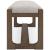 Cabalynn Large Upholstered Dining Bench | Oatmeal & Brown