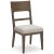 Cabalynn Upholstered Dining Side Chair | Oatmeal Fabric & Wood