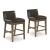 Cabalynn Whitewash Wood & Faux Leather Counter Stool