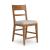 Cabalynn Whitewash Wood & Gray Upholstered Counter Stool