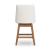 Cabalynn Whitewash Wood & Gray Upholstered Bar Height Stool