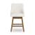 Cabalynn Whitewash Wood & Gray Upholstered Bar Height Stool