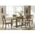 Cabalynn Upholstered Dining Side Chair | Oatmeal Fabric & Wood