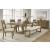 Ashley Cabalynn Extendable Wood Dining Table - Light Brown