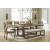 Ashley Cabalynn Extendable Wood Dining Table - Light Brown