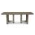 Chrestner Gray Rectangular Wood Dining Table | Double Pedestal