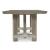 Chrestner Gray Rectangular Wood Dining Table | Double Pedestal