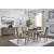 Chrestner Upholstered Dining Side Chair | Gray & Rustic Brown