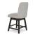 Burkhaus Polyester Upholstered Swivel Barstool