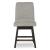 Burkhaus Polyester Upholstered Swivel Barstool