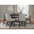 Burkhaus Wood Veneer Rectangular Counter Table w/Wine Rack