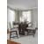 Burkhaus Wood Veneer Rectangular Counter Table w/Wine Rack