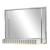 Da Vinci Wood Veneer Square Mirror with LED Lighting