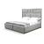 Da Vinci Bed with Fabric Upholstery & LED Lighting