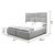 Da Vinci Fabric/Wood Regular Bedroom Set