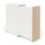 Boxi Office Lockable Storage Tower w/2 Shelves, 1 Metal Shelf & File Drawer, Left Hand