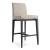 Bess Fabric/Wood Customizable Counter Stool