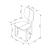 Gales Dining Chair w/Solid Wood Legs
