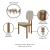 Gales Dining Chair w/Solid Wood Legs