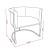 Cosmopolitan Faux Leather Dining Chair