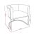 Cosmopolitan Faux Leather Dining Chair