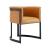 Corso Leatherette Dining Chair w/Metal Frame 