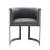 Corso Leatherette Dining Chair w/Metal Frame 