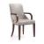 Shubert Faux Leather/Velvet Dining Armchair 