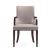 Shubert Faux Leather/Velvet Dining Armchair 