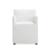 Anna Square Faux Leather Dining Armchair 