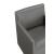 Anna Square Faux Leather Dining Armchair 