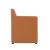 Anna Square Faux Leather Dining Armchair 