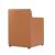 Anna Square Faux Leather Dining Armchair 