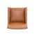 Anna Square Faux Leather Dining Armchair 
