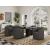 Anna Round Faux Leather Dining Armchair 