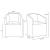 Anna Round Faux Leather Dining Armchair 